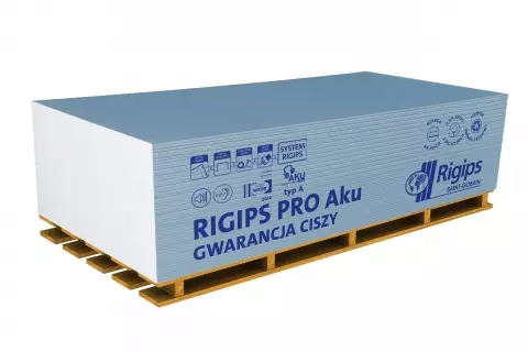 Гіпсокартон акустичний AKU-LINE 12.5*1.2х2,6 (Rigips)
