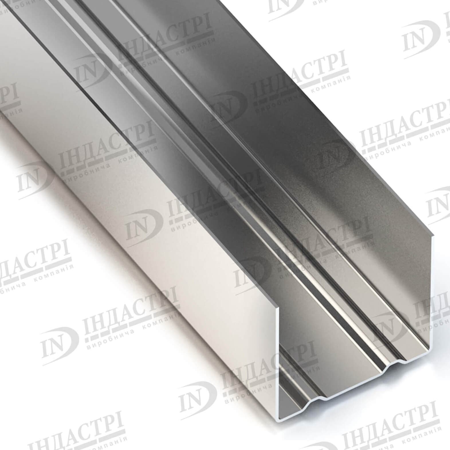 Профіль направляючий UD/3 м 0,45 мм- 0,6 мм